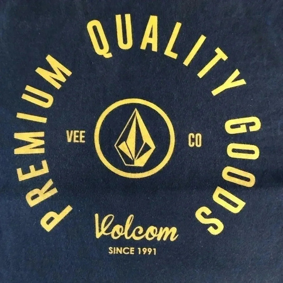 Volcom Navy Graphic T-Shirt | Size M - Picture 2 of 7